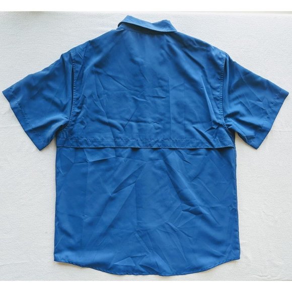 Field & Stream Men's Latitude II Short Sleeve Button Up Top Size M, Blue Outdoor - Picture 4 of 4